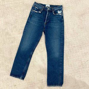 AGOLDE Jeans - Riley High Rise Stright Crop - Size 27